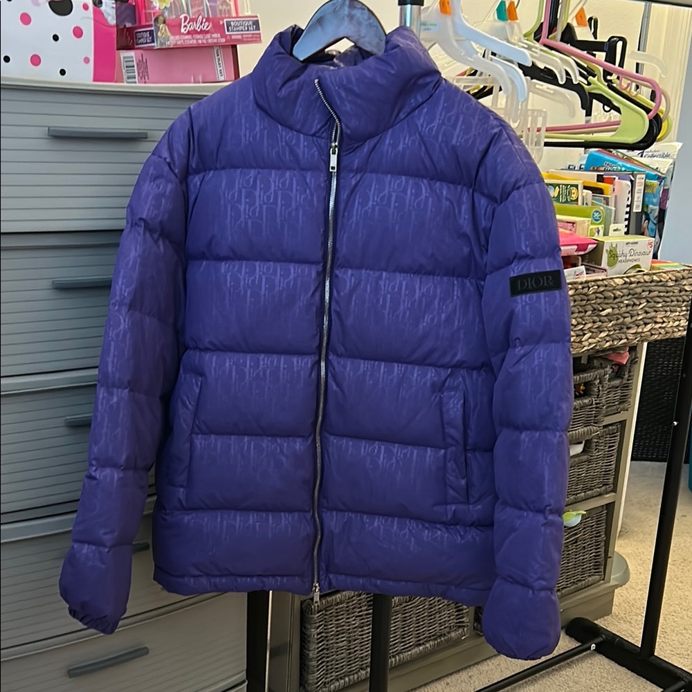 Dior Purple Puffer Jacket